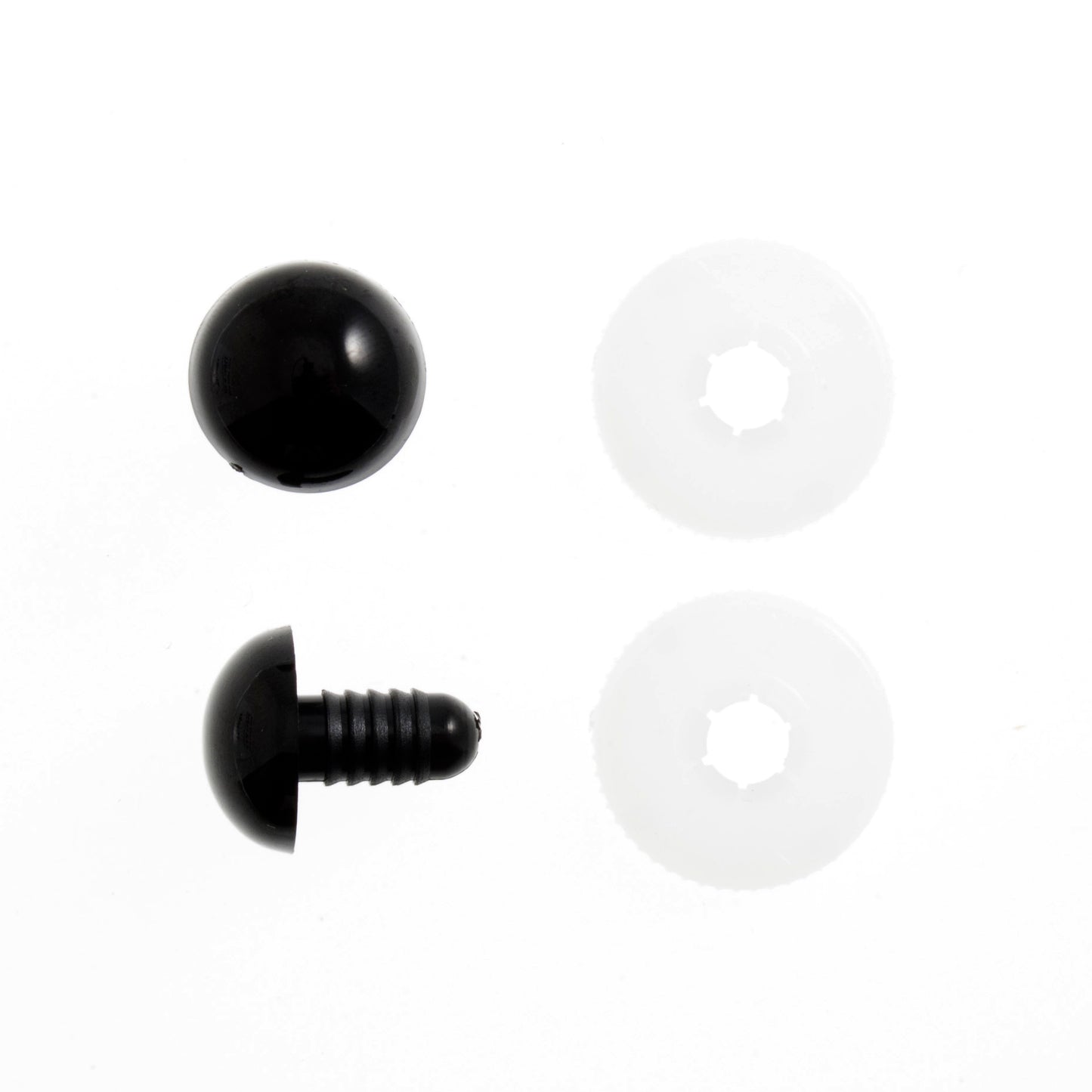 Trimits Black Safety Eyes - 12mm, 6pcs