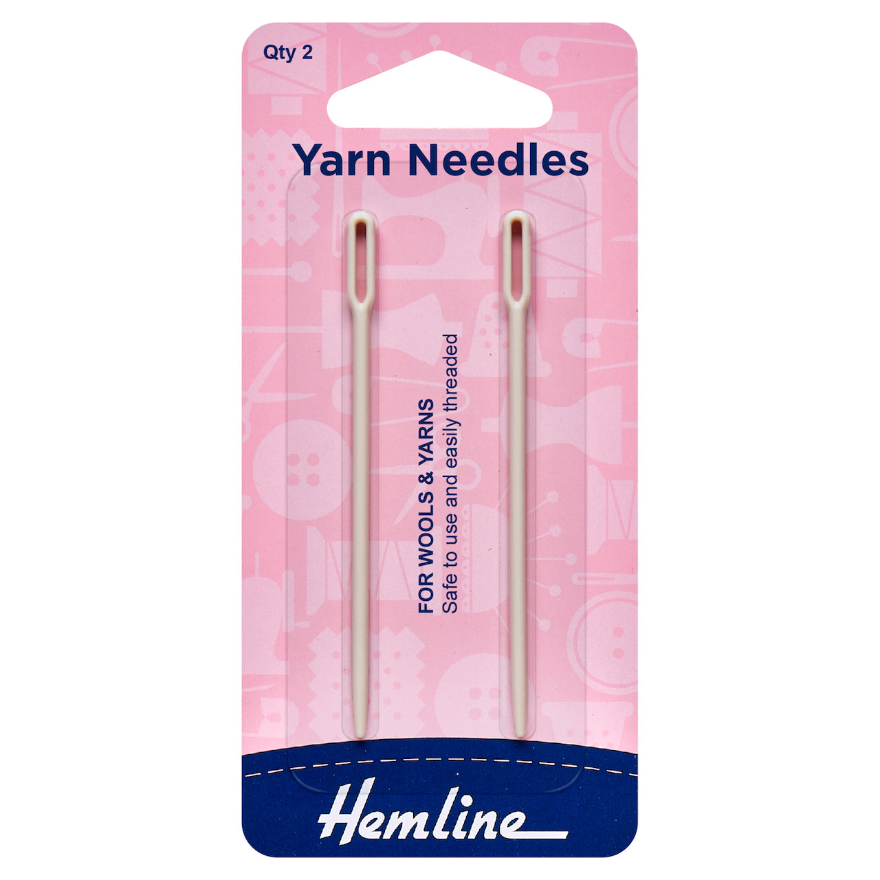 Hemline Plastic Yarn Needles