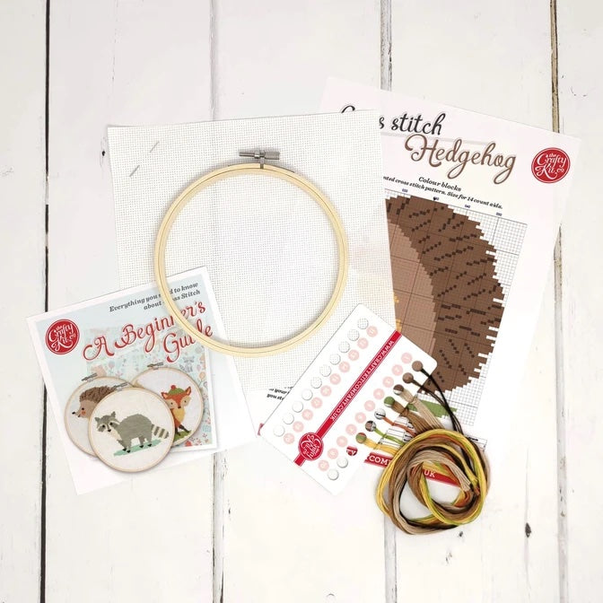 Hedgehog Cross Stitch Kit
