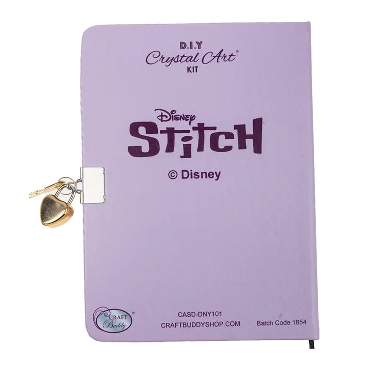 Disney Stitch & Angel DIY Secret Crystal Art Diary