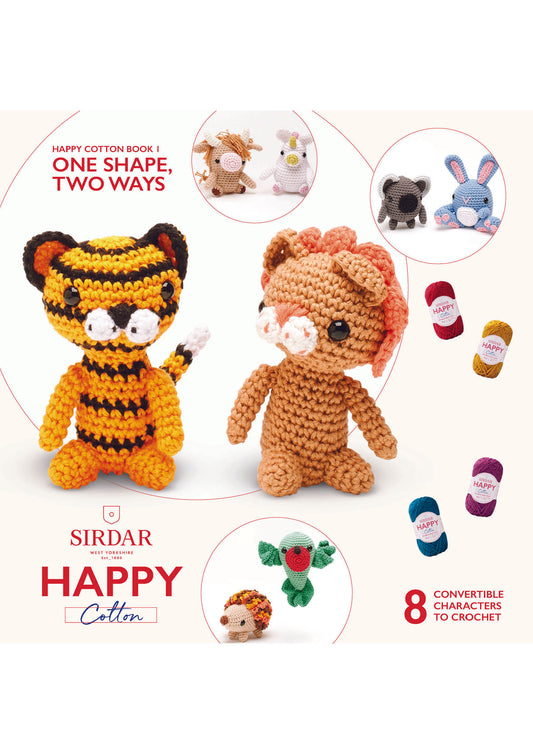Sirdar Happy Cotton Book 1 - One Shape, Two Ways