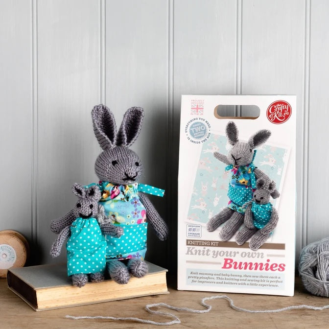 Knit Your Own Bunnies Knitting Kit