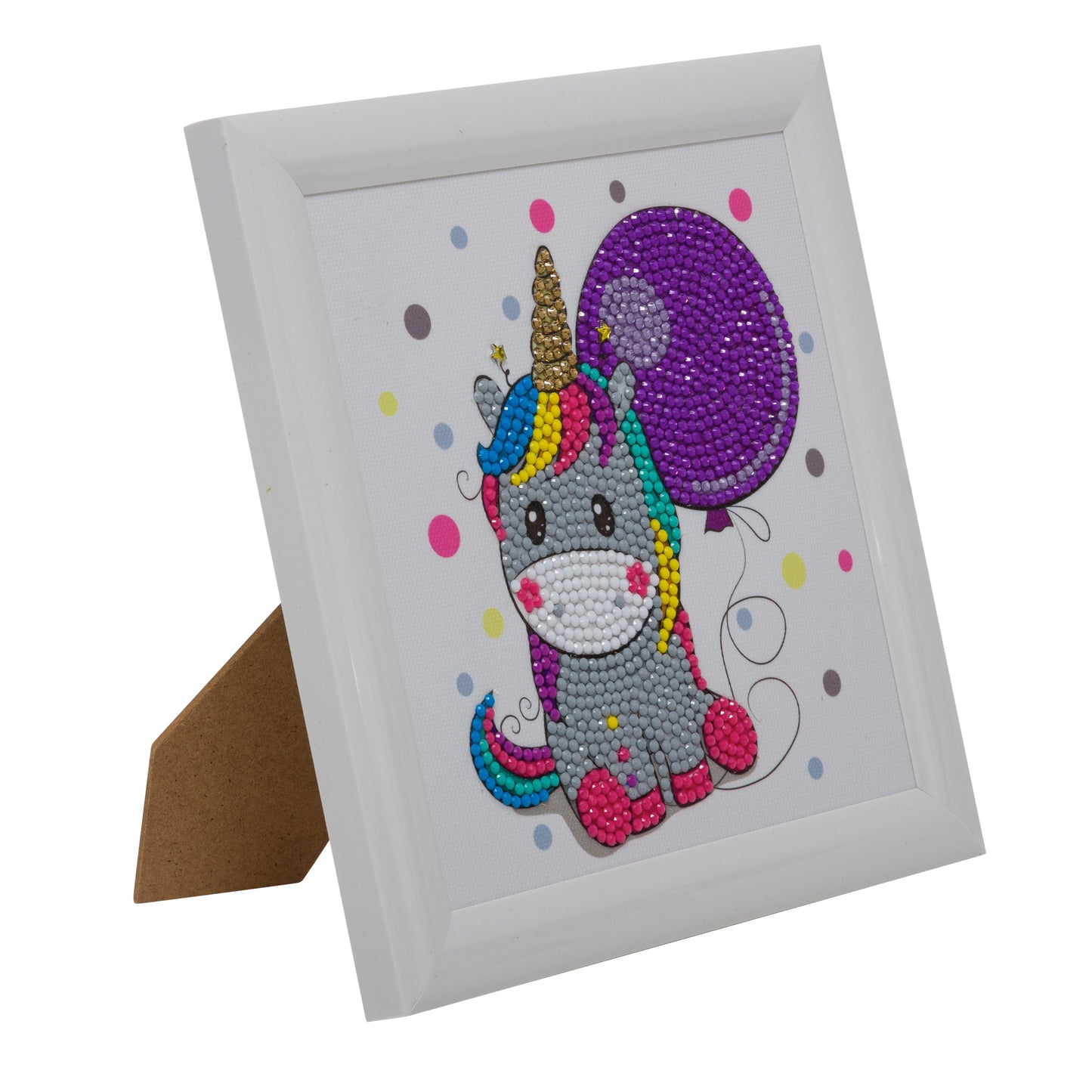 Party Unicorn Crystal Art Frameable