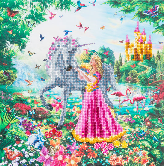 The Princess & The Unicorn Crystal Art Kit