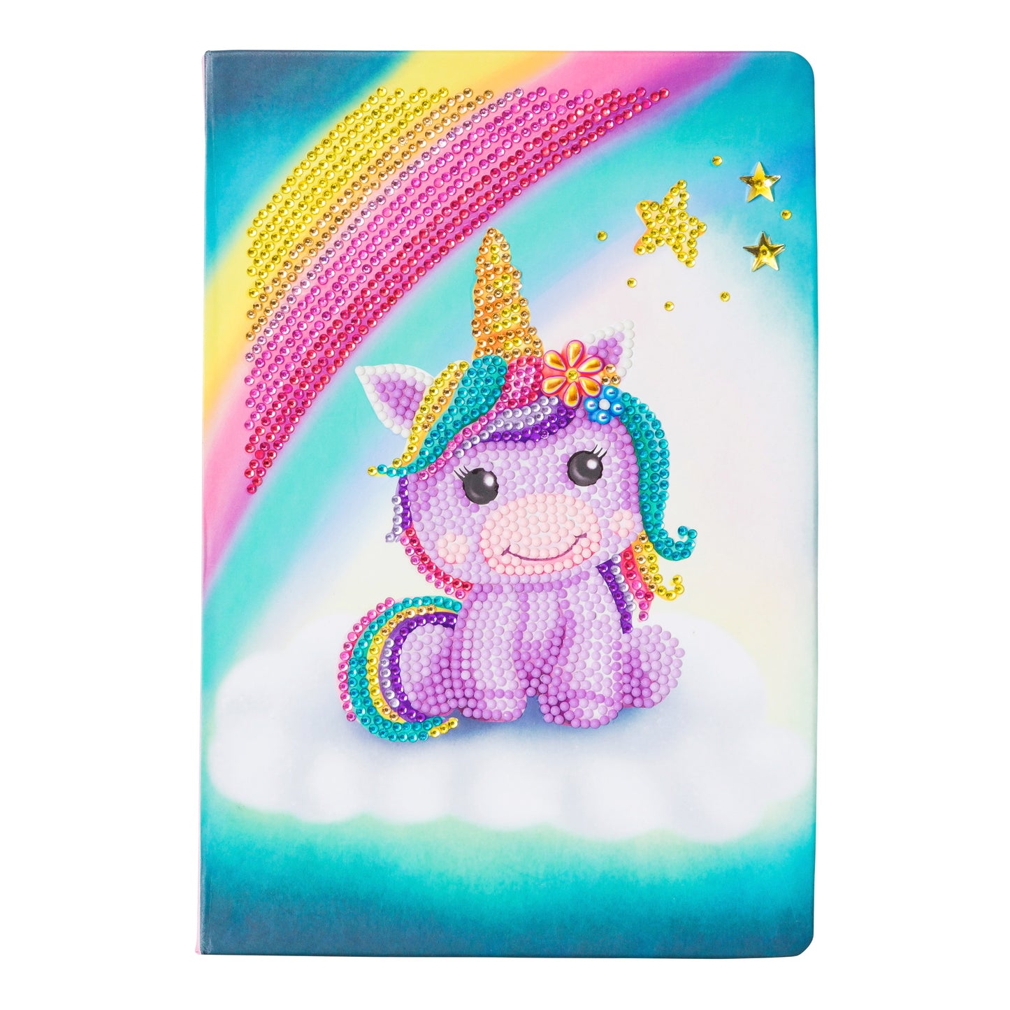 Unicorn Smile Crystal Art Notebook