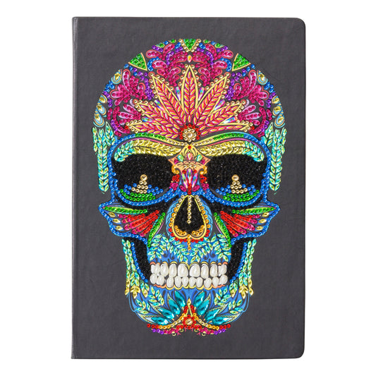 Skull Crystal Art Notebook