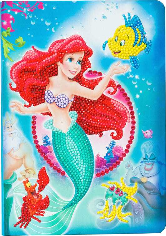Disney The Little Mermaid Crystal Art Notebook