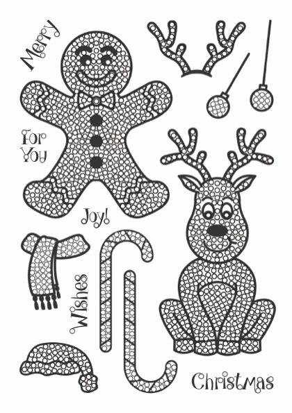 Crystal Art Stamps - Jolly Reindeer