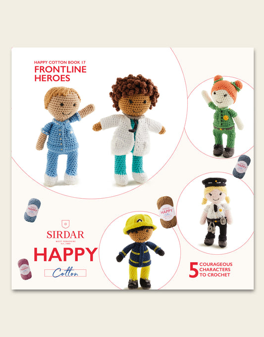 Sirdar Happy Cotton Book 17 - Frontline Heroes
