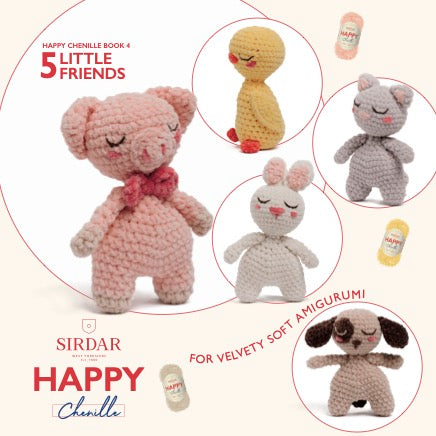 Sirdar Happy Chenille Book 4 - Little Friends
