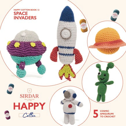 Sirdar Happy Cotton Book 12 - Space Invaders