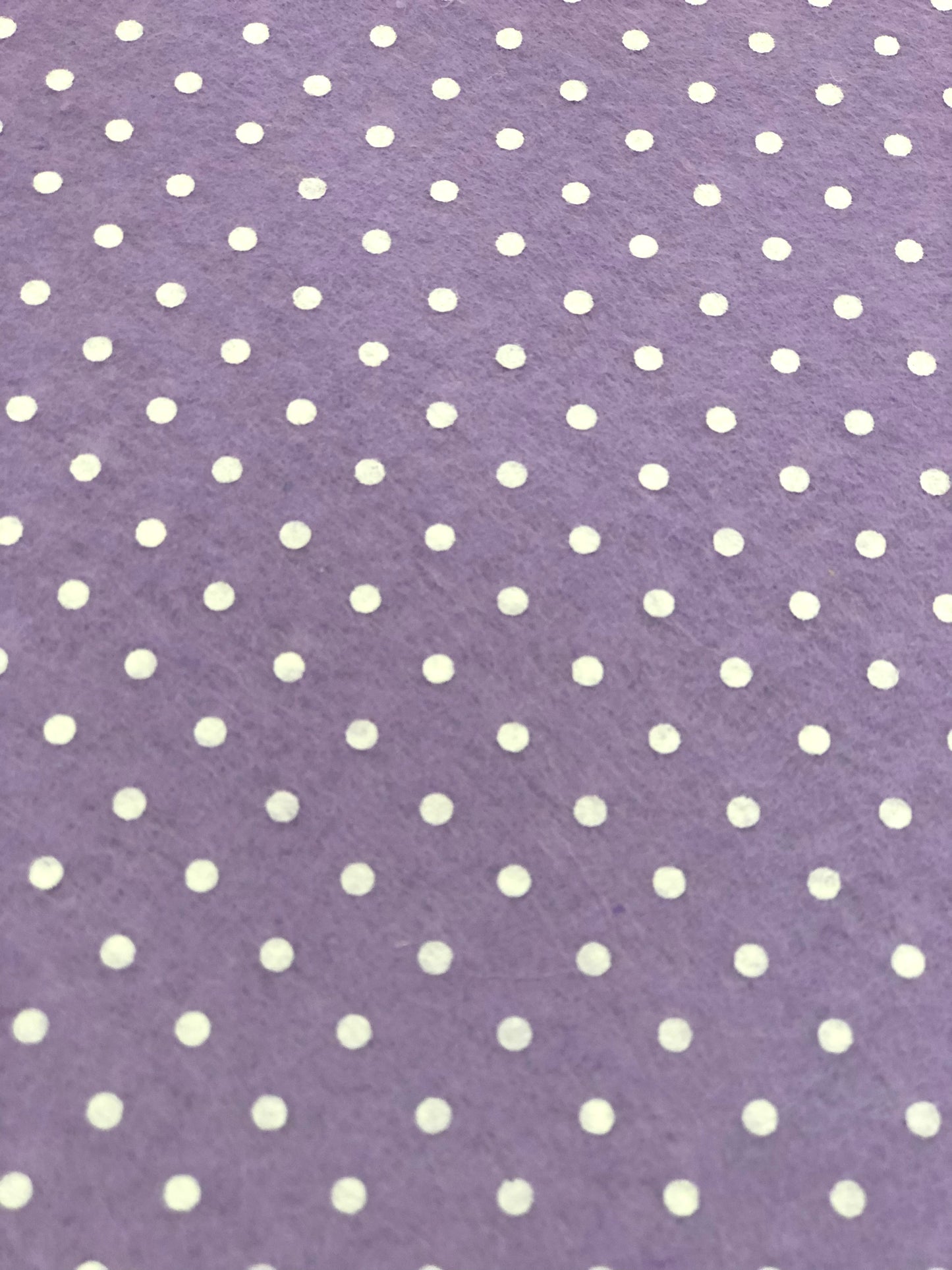Polka Dot Felt Square