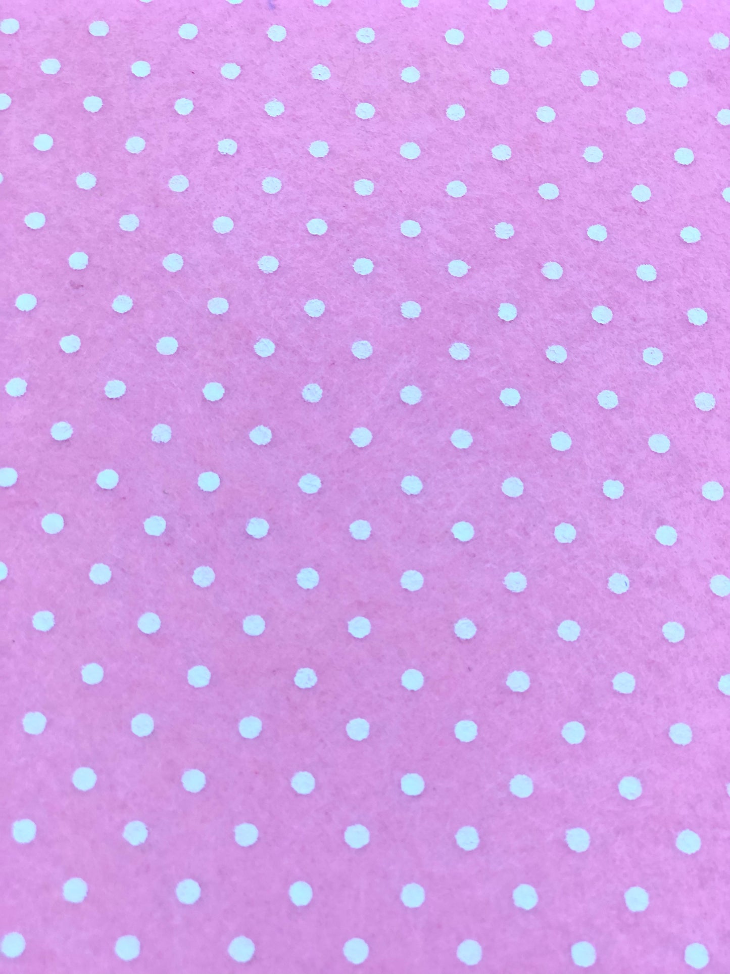 Polka Dot Felt Square
