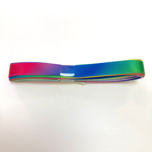 Ombre Rainbow Satin Ribbon - 10mm x 3mm