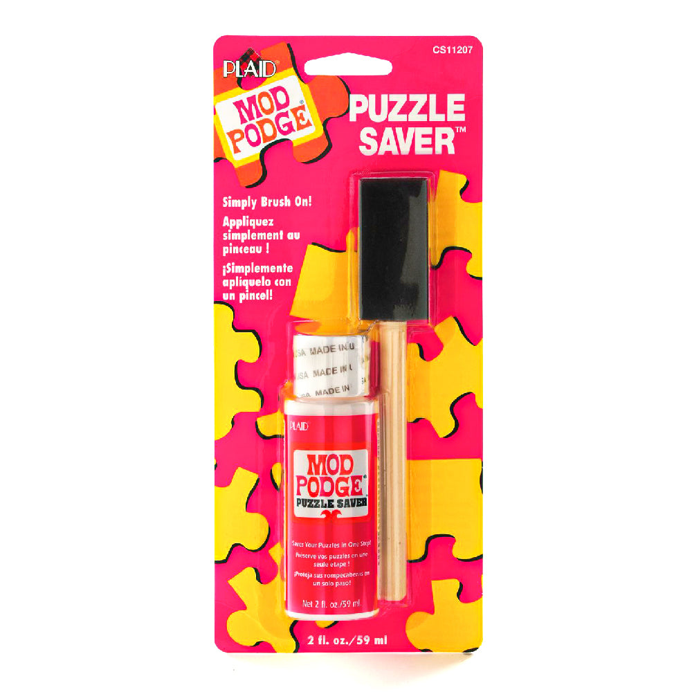 Mod Podge Puzzle Saver with Foam Brush, 2oz