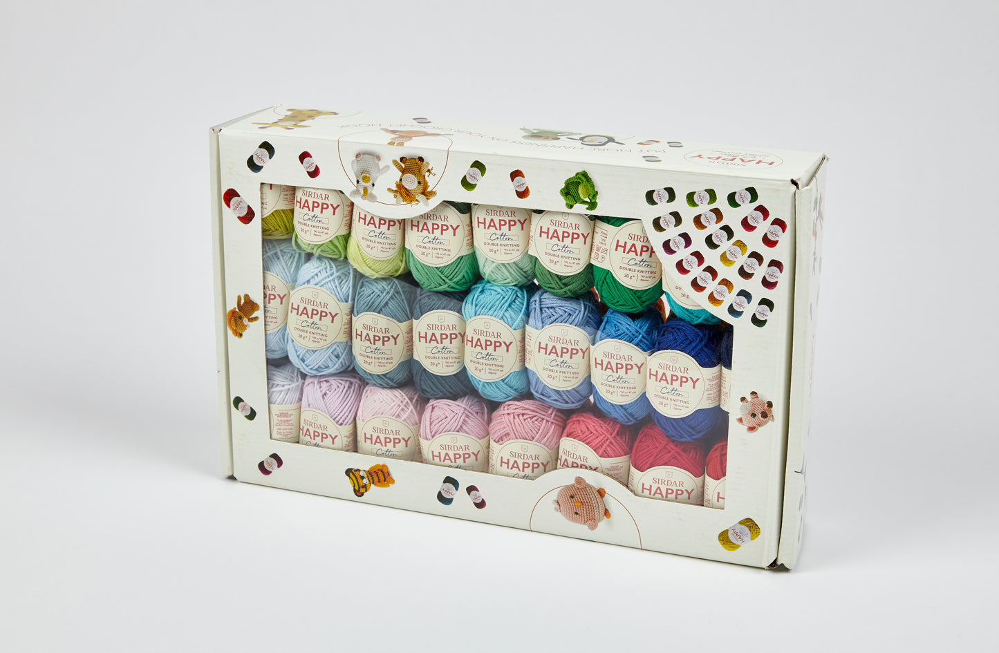 Sirdar Happy Cotton Gift Box - 50 x 20g