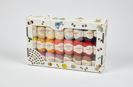 Sirdar Happy Cotton Gift Box - 50 x 20g