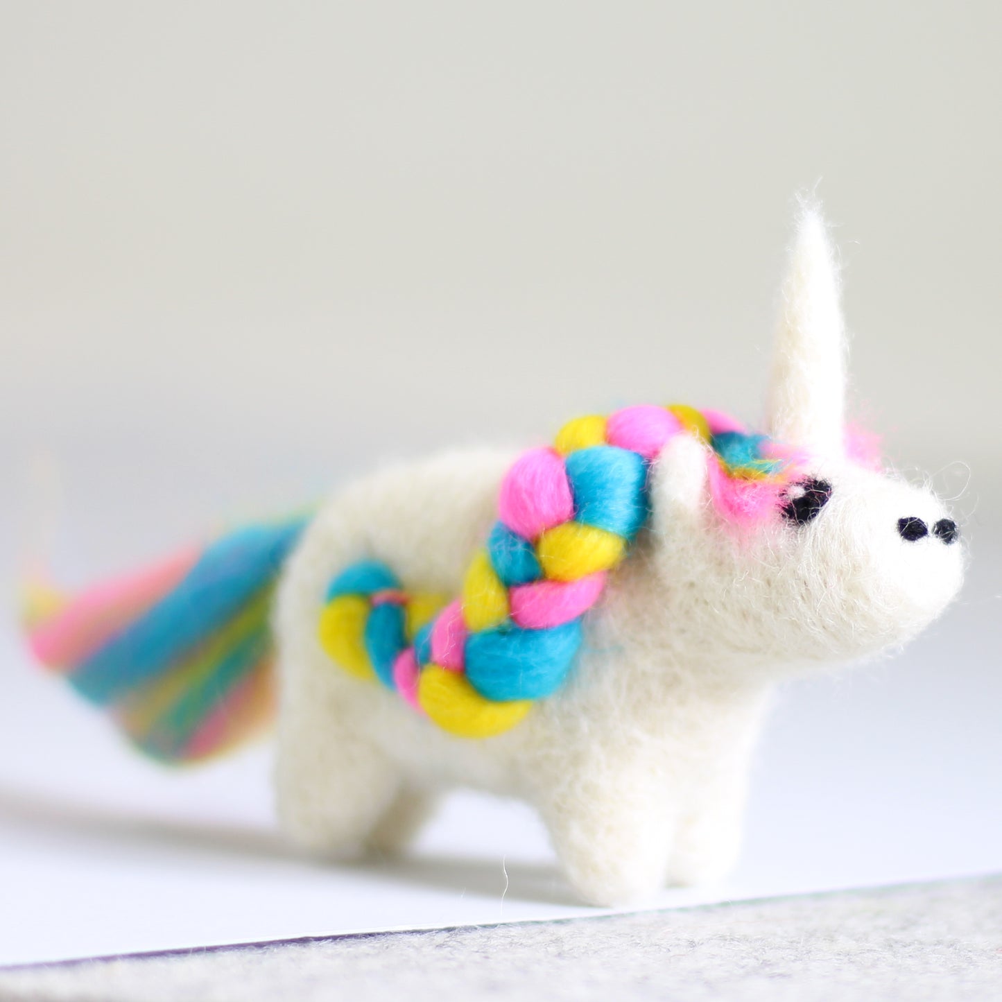 Mini Unicorn Needle Felting Kit